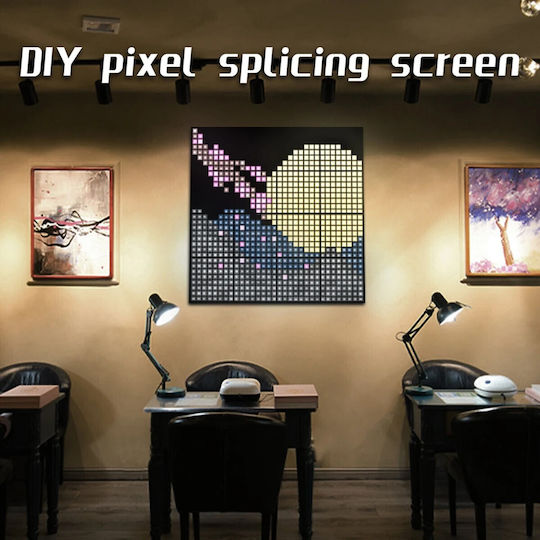 GloboStar Scrollende LED-Schild Einseitig 16x64cm RGB