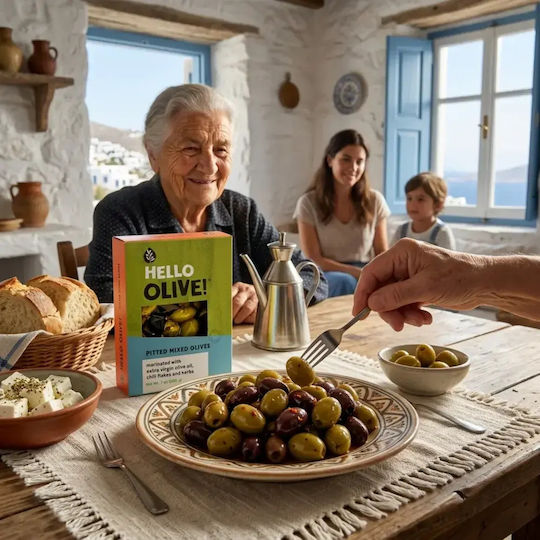 Hello Olive Маслини Смесени Оливи 200gr