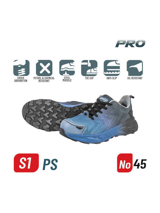Bormann Work Shoe Blue S1PS with Certification FO, HRO, SR