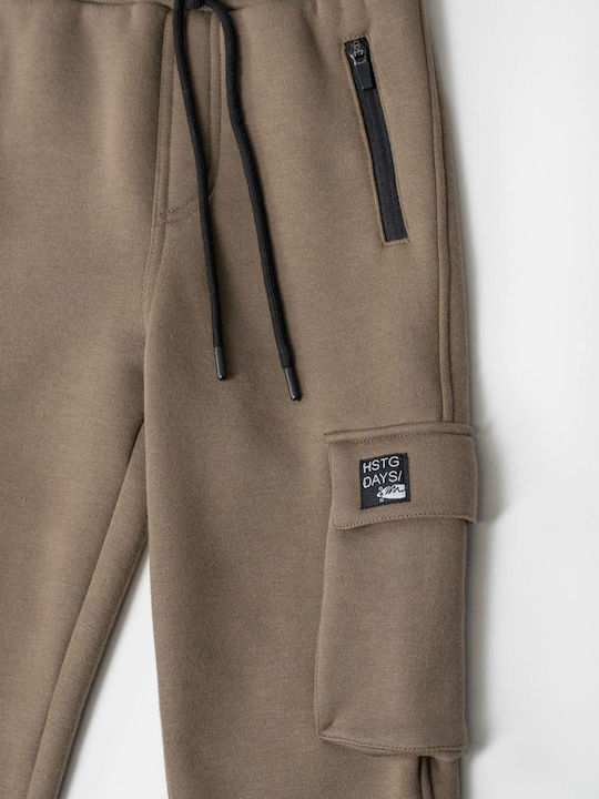 Kinder Sweatpants Set Braun