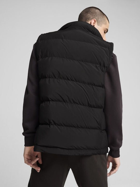 Ärmellose Herren Jacke Schwarz