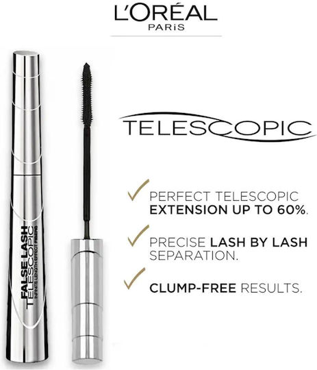 L'Oreal Paris False Lash Telescopic Fiber Mascara Magnetic Black 9ml