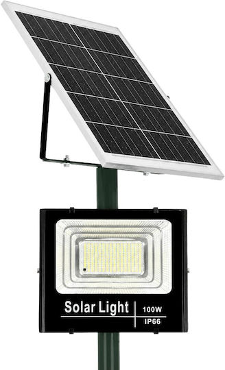Globostar Helios-280 Glb-000-0006 Metal Galvanized Lighting Pole Solar Outdoor Floodlight RAL 6009 Cypress Matte M35 × W25 × H280cm Glb-000-0006