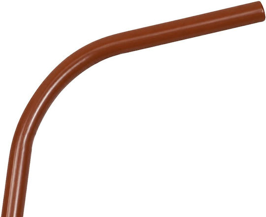 Globostar Urbano-280 Glb-000-0011 Metal Galvanized Lighting Pole Solar Street Light Outdoor Ral 8004 Corten Brown Matte W84 X D25 X H280cm Glb-000-0011