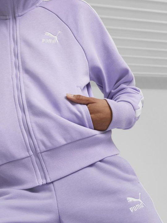 Iconic T7 Track Jachetă de trening pentru femei Violet