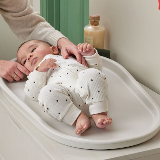 Shnuggle Μαλακή Αλλαξιέρα Cream για Κρεβάτι 45x70cm