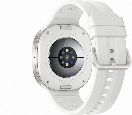 Samsung Galaxy Watch 9 Aluminum 40mm Waterproof with Heart Rate Monitor (Cream)