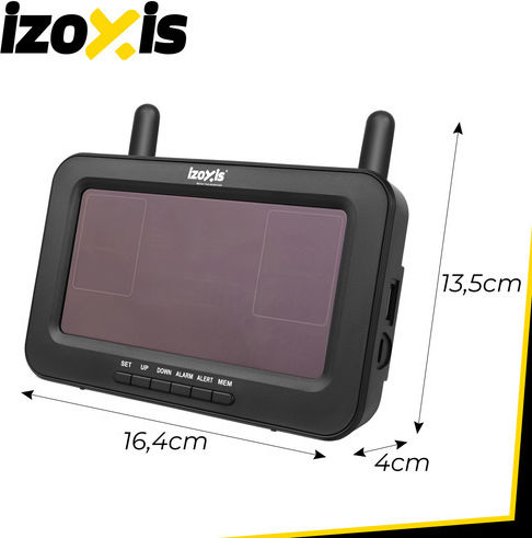 Izoxis 19378 Kabelloser Wetterstation Digital Tischplatte