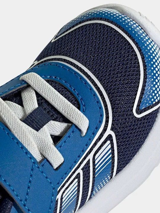 Tensaur Run 4.0 Kinder Sportschuhe Laufen mit Bügel- und Schleifenverschluss Marineblau