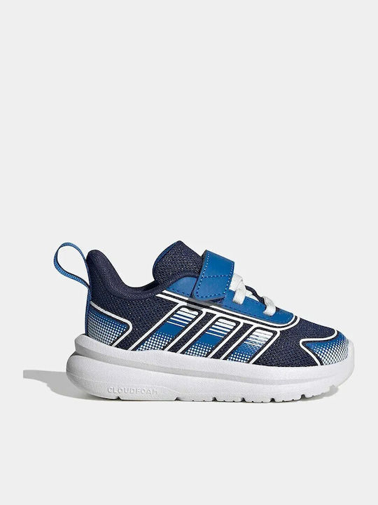 Tensaur Run 4.0 Kinder Sportschuhe Laufen mit Bügel- und Schleifenverschluss Marineblau