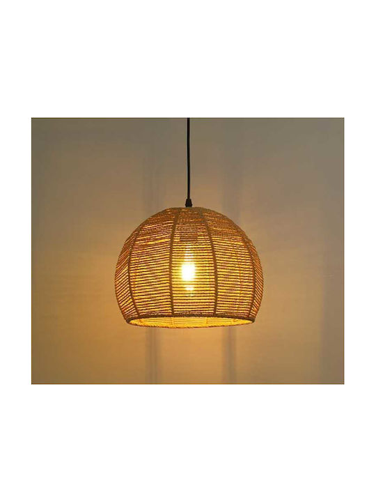 Boho Grid Pendant Light with E27 Socket