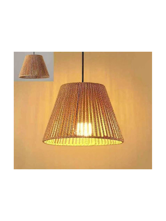 Corp de iluminat suspendat Boho din plasă cu dulie E27