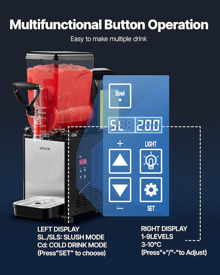 Vevor Vevor Slushy-Maschine 6lt