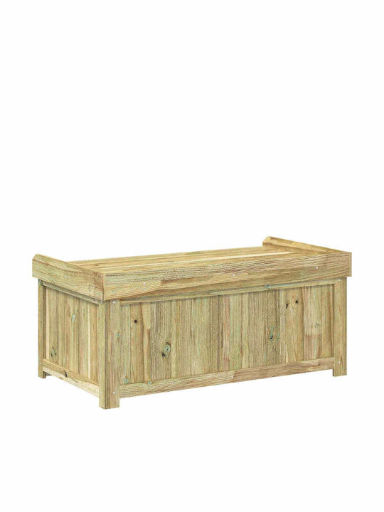 vidaXL Wooden Outdoor Storage Box L104xW60xH47cm