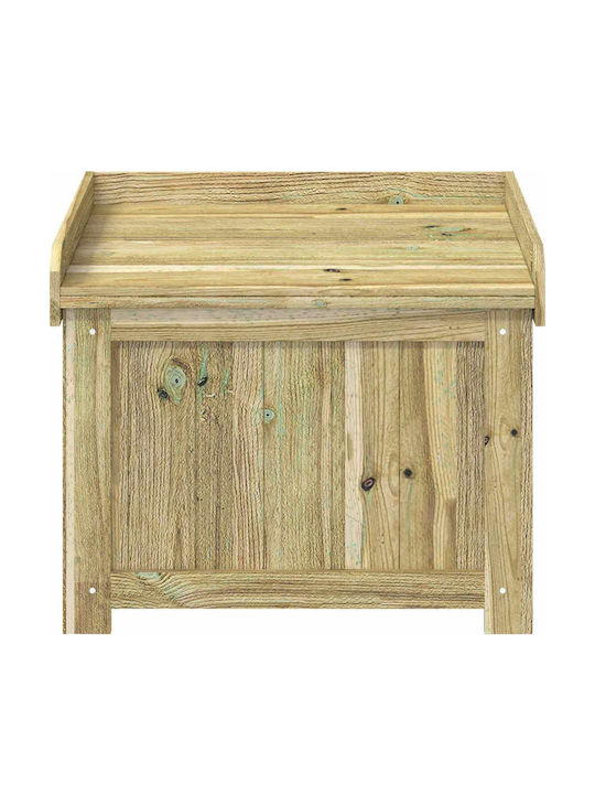 vidaXL Outdoor Wooden Green Storage Box L58.5xW60xH47cm