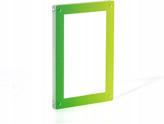 Loveinstant Plastic Photo Frame With Green Frame