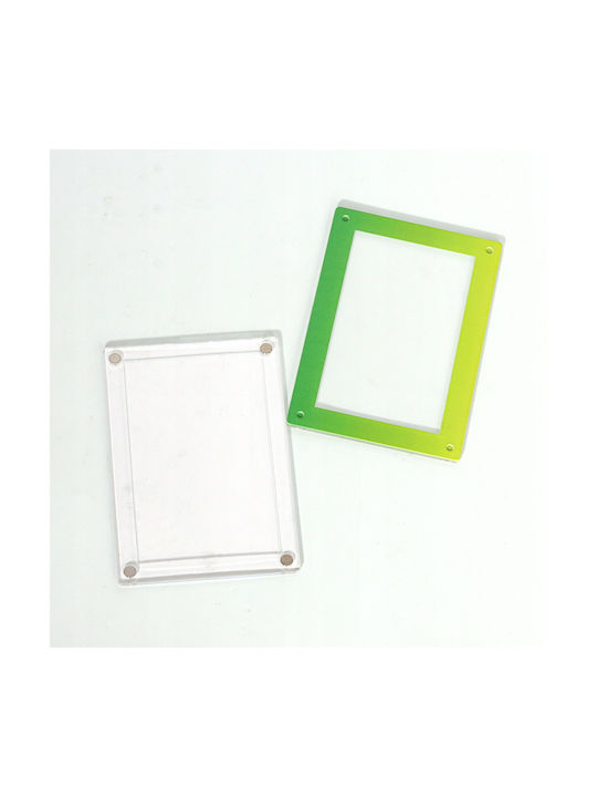 Loveinstant Plastic Photo Frame With Green Frame