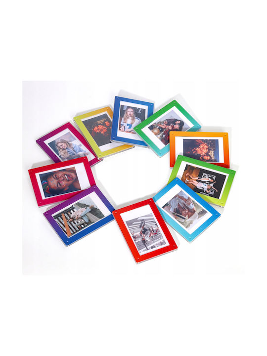 Loveinstant Plastic Photo Frame With Green Frame