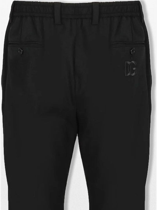 Men's Trousers Dg Embroidered Casual Pants