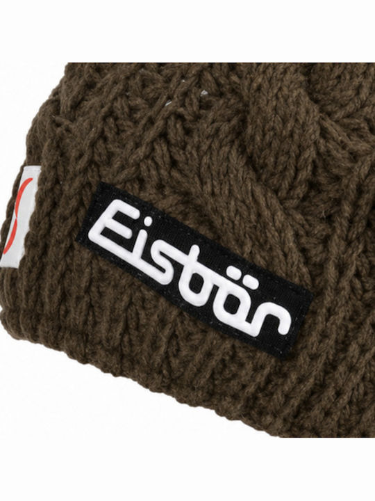 Beanie Unisex Knitted Beanie in Brown Colour