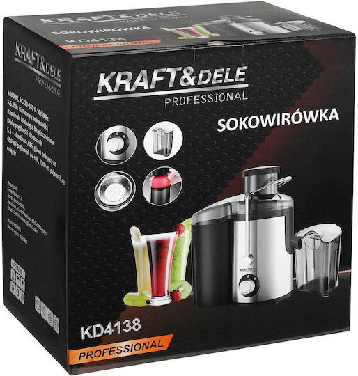 Kraft & Dele Storcător de fructe 1600W Gri
