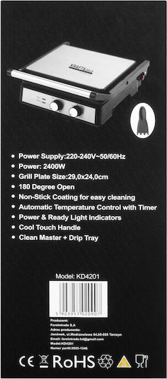 Kraft & Dele Τοστιέρα Γκριλιέρα 2400W
