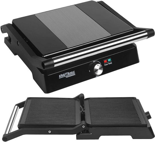 Kraft & Dele Сандвич мейкър Грил 2400W Сив