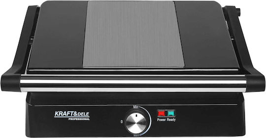 Kraft & Dele Сандвич мейкър Грил 2400W Сив