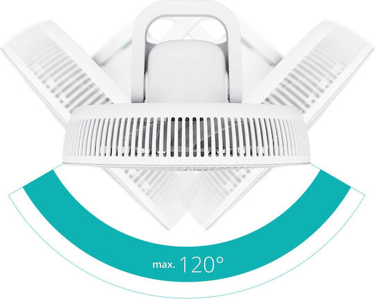 Duux Whisper 3 Стоящ Вентилатор 19W Диаметър 34cm с Дистанционно Бял