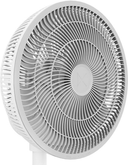 Duux Whisper 3 Стоящ Вентилатор 19W Диаметър 34cm с Дистанционно Бял