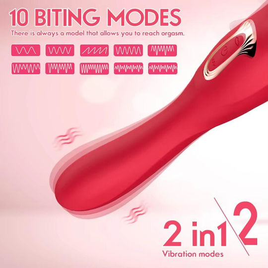 Vibrator 10 Funktionen Licking 10 Muster der Vibration – 22,3cm