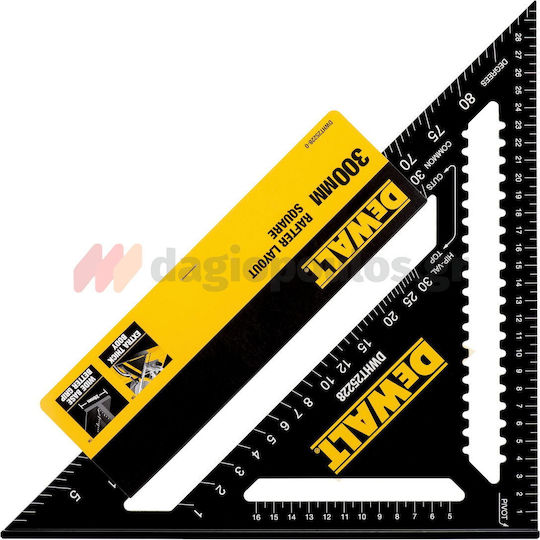 DEWALT Unghiometru Tâmplari Aluminiu de lungime 30cm