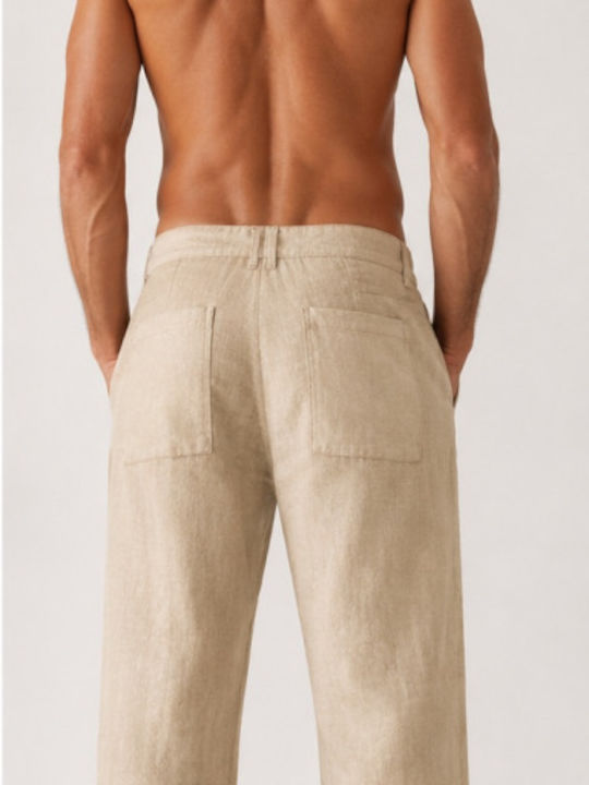 Beige Trousers