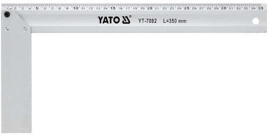 Yato Γωνιόμετρο Μηχανουργών Αλουμινίου Μήκους 35εκ.