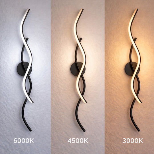 VenCore Modern Wandleuchte mit Integrierte LED und Warm zu kühlem Weiß Gold