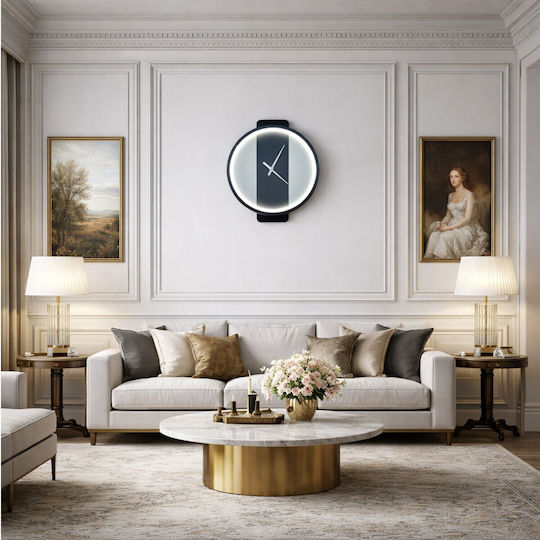 VenCore Modern Wall Lamp with Integrated LED and Adjustable White Light 30x5cm