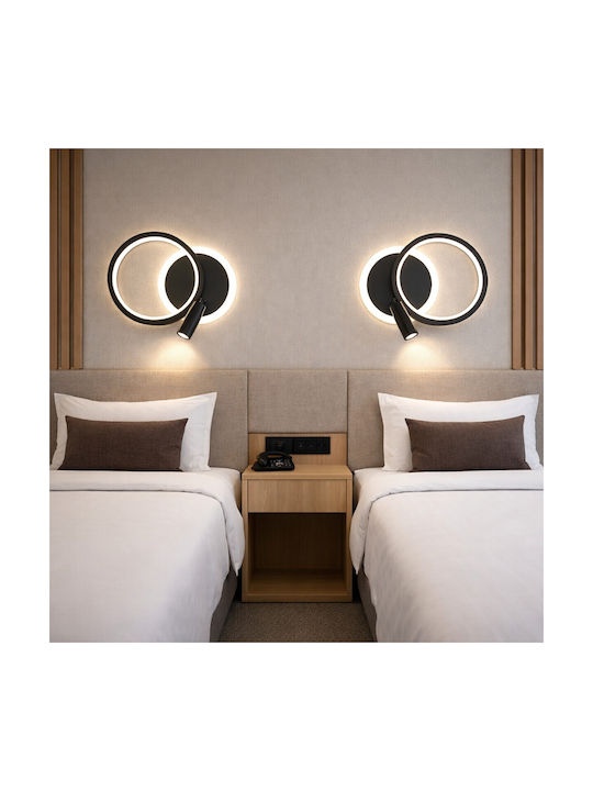 VenCore Modern Wall Lamp with Integrated LED and Adjustable White Light