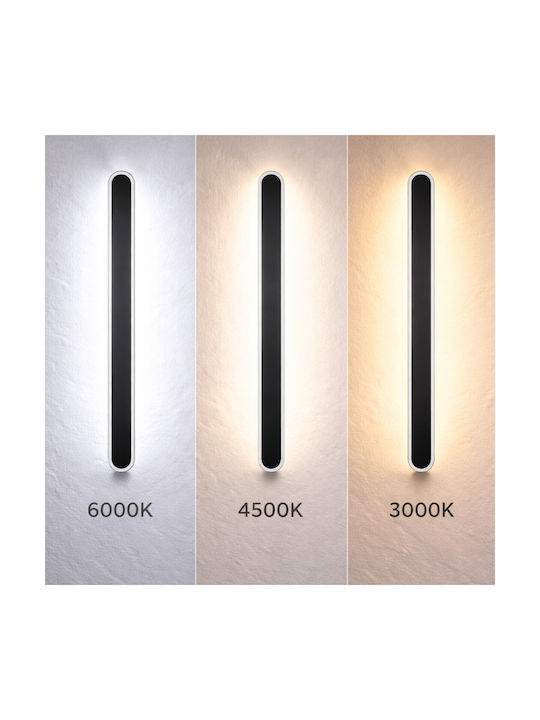VenCore Modern Wall Lamp with Integrated LED and Adjustable White Light Gold