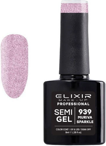 Elixir Ojă Pentru Unghii Cu Gel 939 Muriva Sparkel 8ml