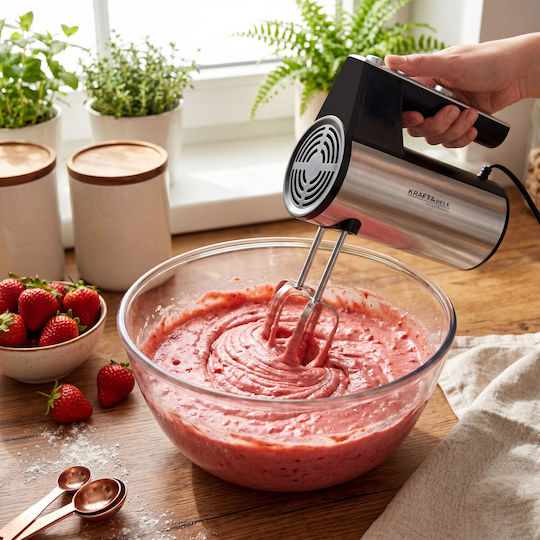 Kraft & Dele Handmixer 1000W Grau