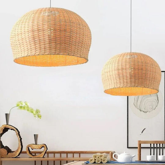VenCore Boho Bell Pendant Ceiling Light with E27 Socket 50x50x34cm