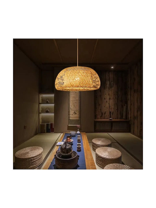 VenCore Boho Grid Pendant Ceiling Light with E27 Socket 60x60x30cm