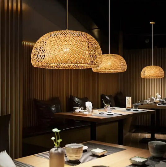 VenCore Boho Grid Pendant Ceiling Light with E27 Socket 60x60x30cm