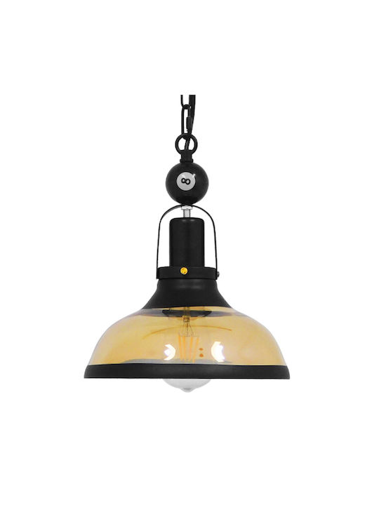 VenCore Pendant Light Black 25x25x29cm