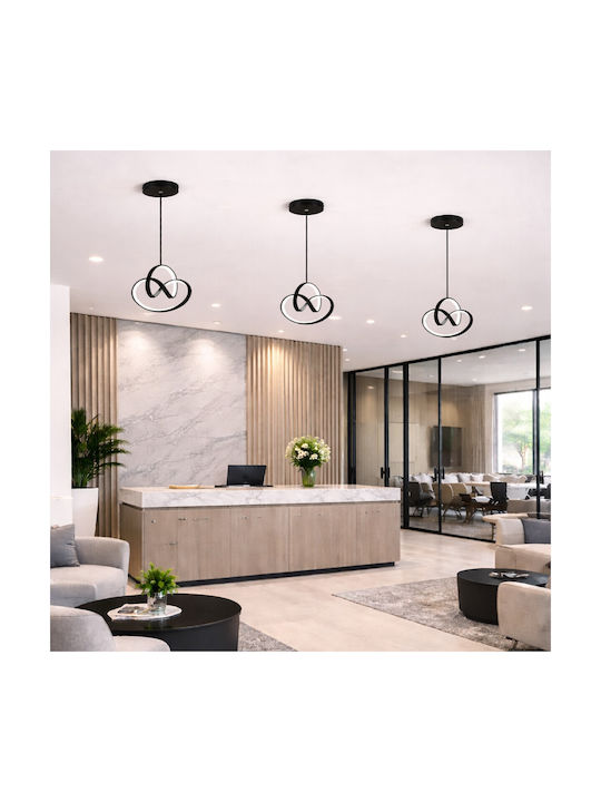 VenCore Ceiling Pendant Light Gold LED With Adjustable White Light 25x25x32cm