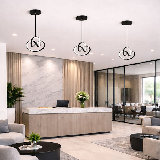 VenCore Ceiling Pendant Light Gold LED With Adjustable White Light 25x25x32cm