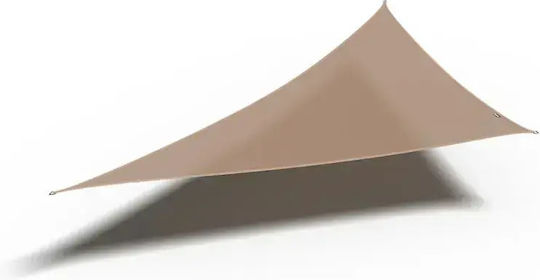 Showood Τρίγωνο Πανί Σκίασης Καφέ 4.2x4.2x6m 230gr/m²