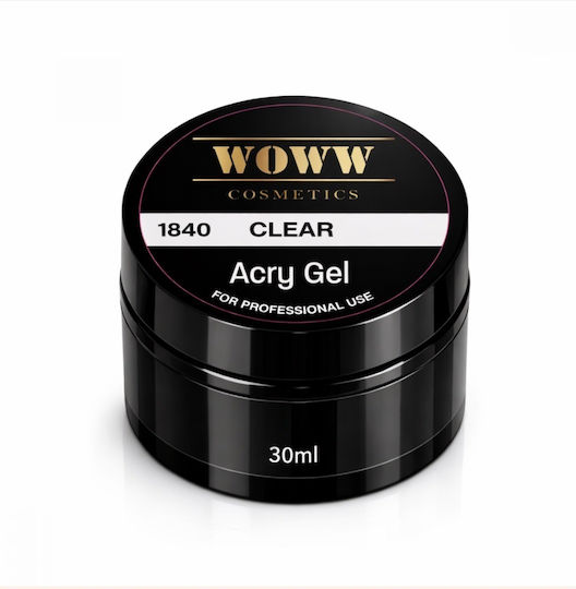 Woww Cosmetics Acrygel Гел За Нокти Прозрачен 30ml