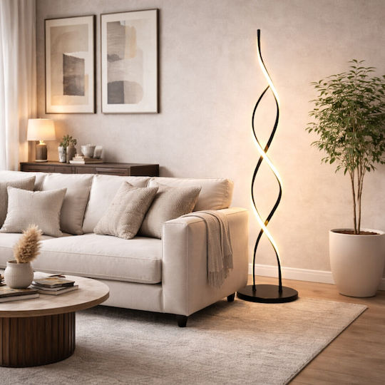 VenCore LED Фотистик Дапедоу Височина 105xДължина 25см с Регулируемо Бяло Светлина Черен