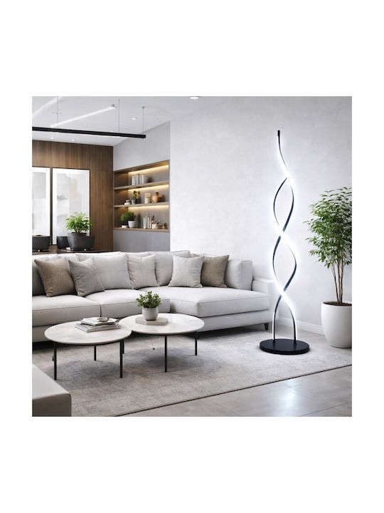 VenCore LED Φωτιστικό Δαπέδου Υ125εκ. Ασημί VenCore LED Φωτιστικό Δαπέδου Υ125εκ. Ασημί